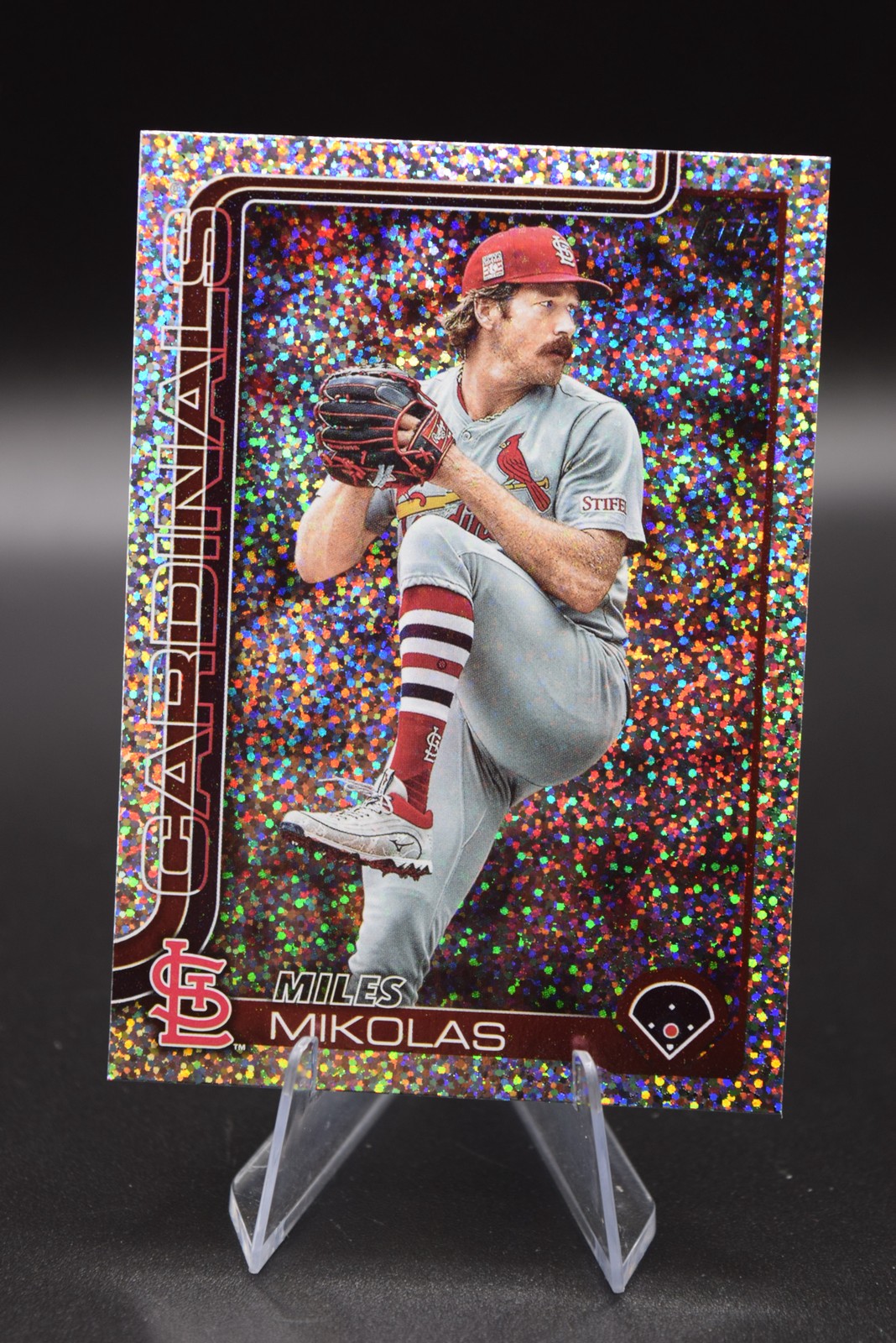 Miles Mikolas 2025 Topps #137 Confetti St. Louis Cardinals