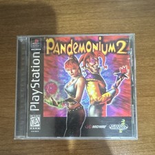 Midway Pandemonium 2 Sony PlayStation 1 PS1 Complete w/ Case Manual NTSC-U/C