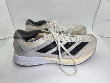 Adidas Adizero Adios 7 Shoes Women s 6 White Running Athletic Marathon Sneakers