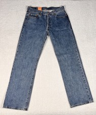 Vintage Levis 501 Pre-Shrunk, Rare Deadstock, NWT Blue Jeans 34x32