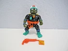 Vintage TMNT Make My Day Leo Teenage Mutant Ninja Turtles Figure W/ Gun & Belt