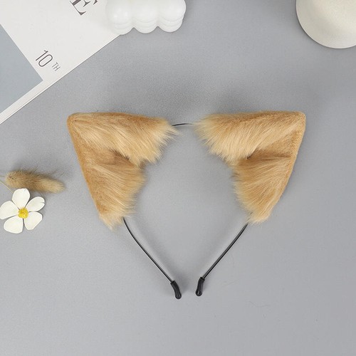 Orecchie Party Costume Accessori Capelli Lolita Copricapo Peloso Animale Gatto - Foto 19 di 21