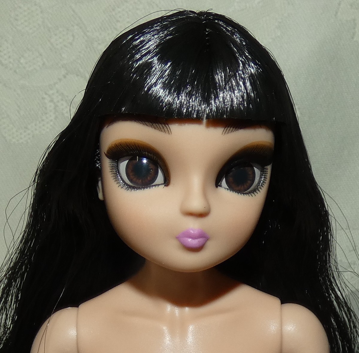 MATTEL NUDE BARBIE DOLL NOONOOURI INSET EYES ARTICULATED DAR