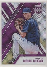 2017 Panini Elite Extra Edition Aspirations Purple /200 Michael Mercado #40 0o6v