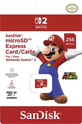 Nintendo Switch 2-Zubehör SanDisk microSD EXPRESS Card 256 GB (Switch 2)