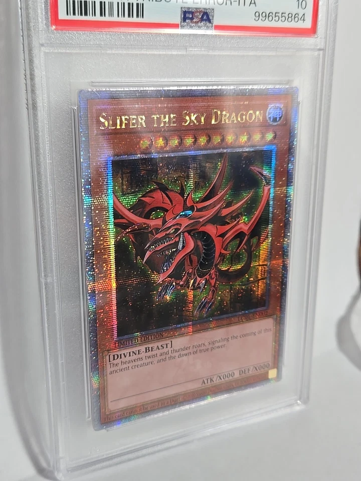 Slifer the Sky Dragon (Quarter Century Secret Rare) LC01-EN002 PSA 10 - Image 2 of 4
