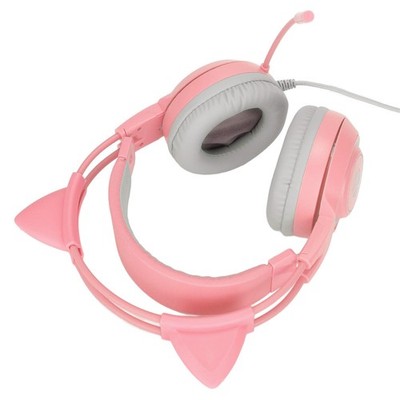 SYG25 Cat Ear Gaming Headset USB+3.5mm Plug Gaming Headphone Supports Volum EFWY