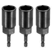 "3X Nuss-Aufsatz 19Mm 1/4\" 3.15\" Schwarz"