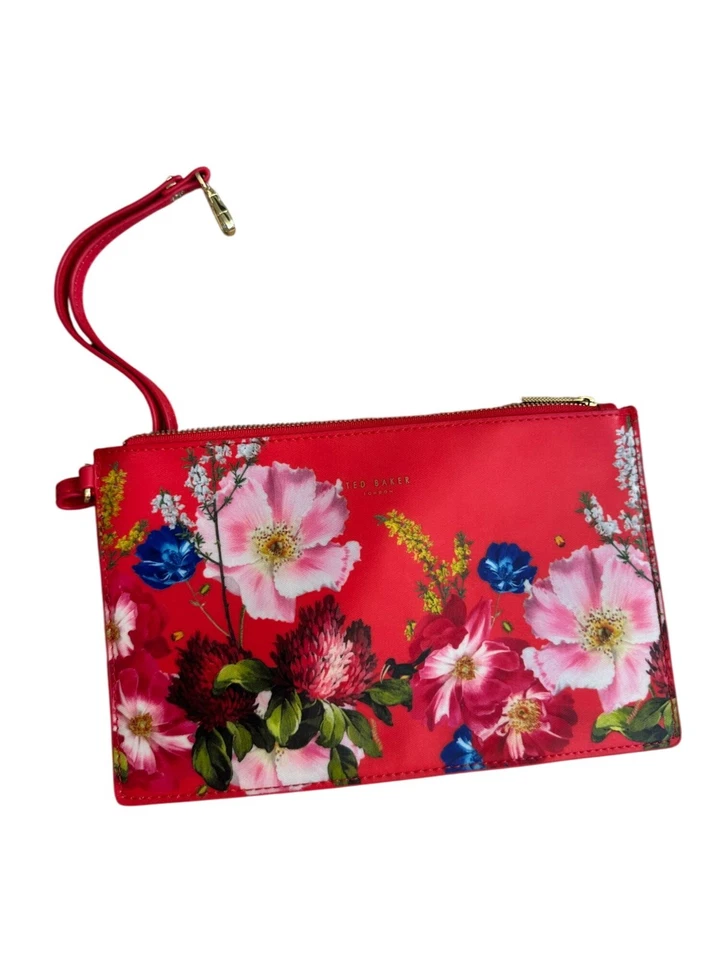Bolso de cosméticos floral rojo TED BAKER para mujer Foto 3 de 4