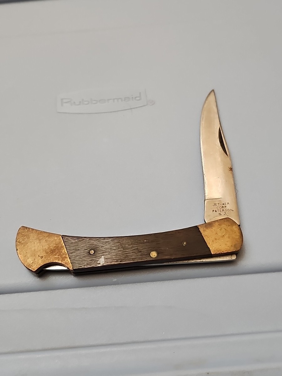 Vintage Jet-AER Corp Folding Pocket Knife G-96 No. 992 Made in