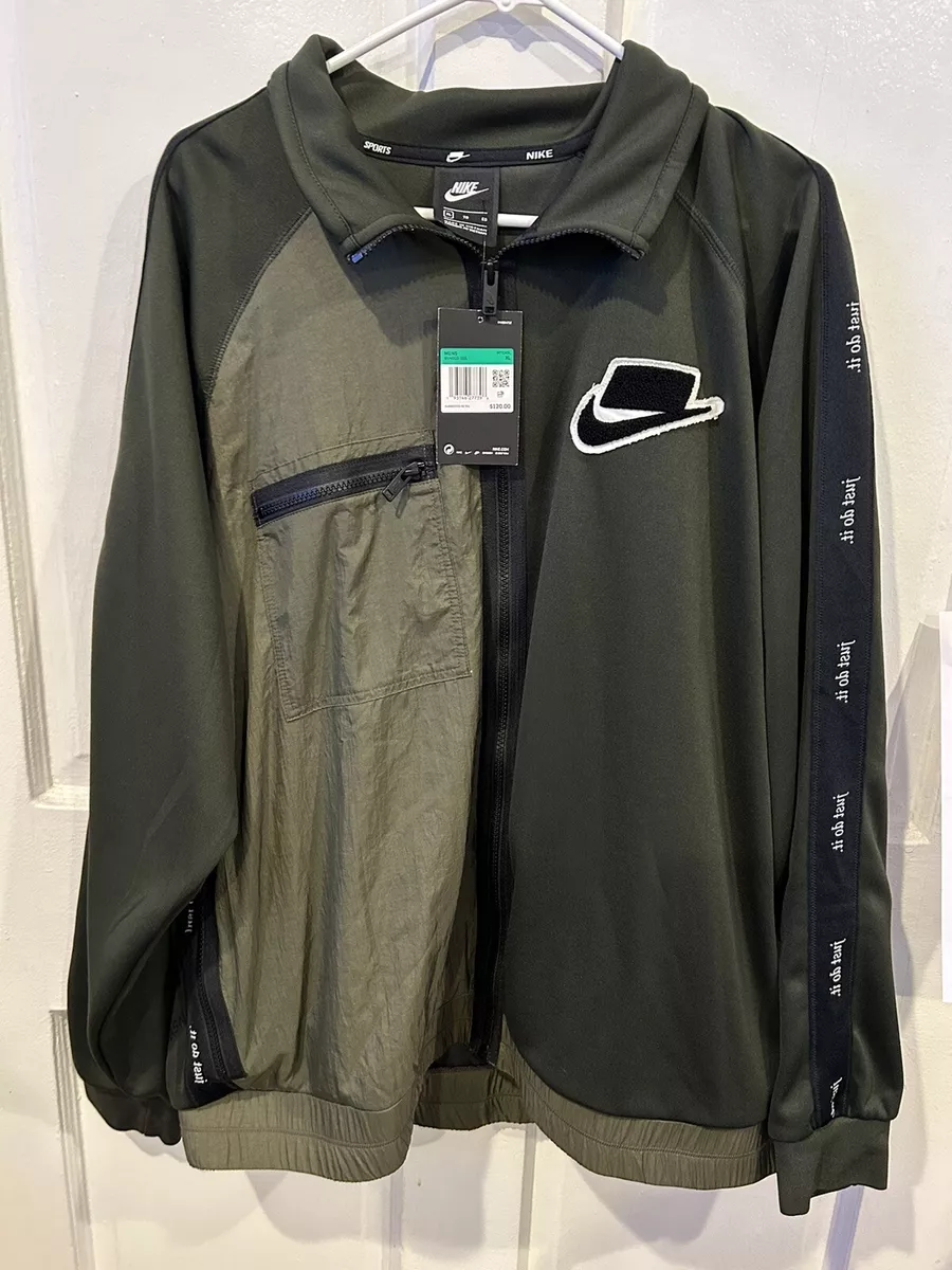 NWT Nike Sportswear NSW Sport Pack Track Green Olive Jacket Men s