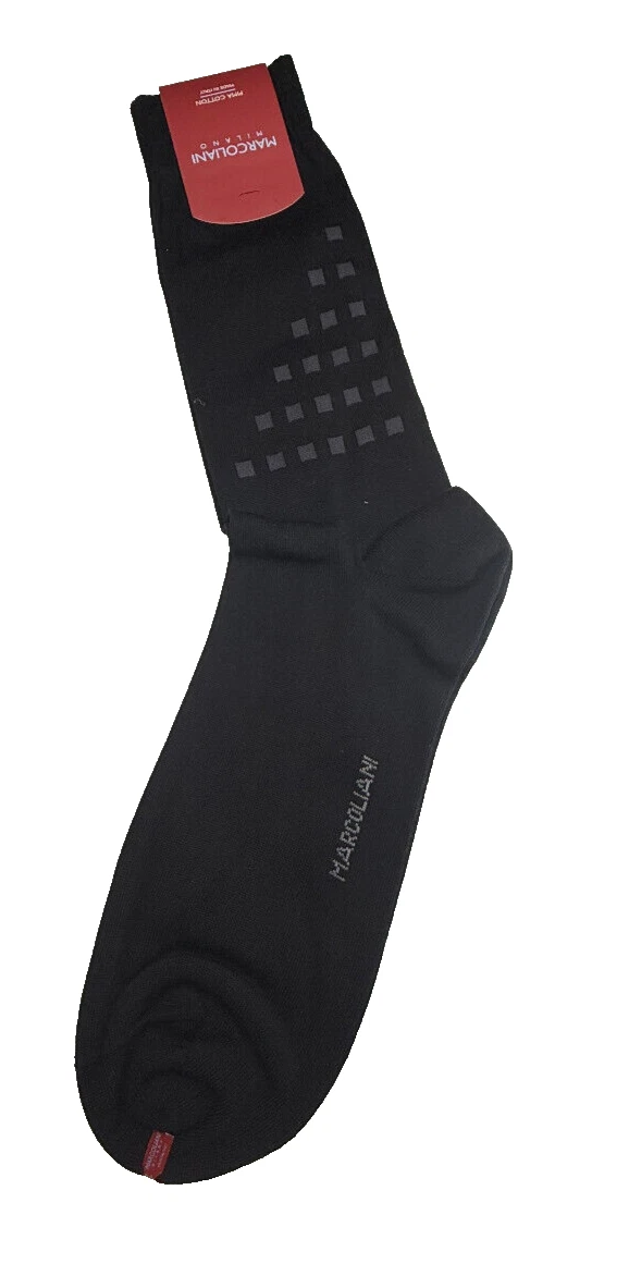 MARCOLIANI MILANO Unisex Casual Socks Pima Cotton Geometrico One Size NWT
