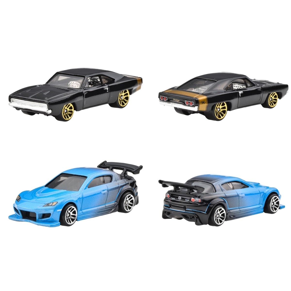 Hot Wheels Fast & Furious 10 Car Pack Toy Vehicles Mini Cars