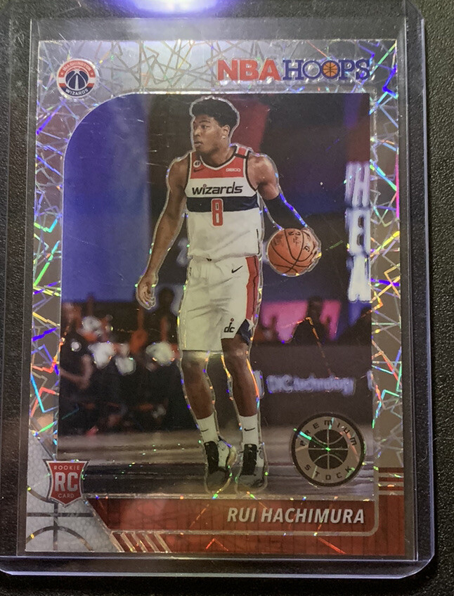2019-20 Panini NBA Hoops Premium Stock Rui Hachimura Lazer Silver