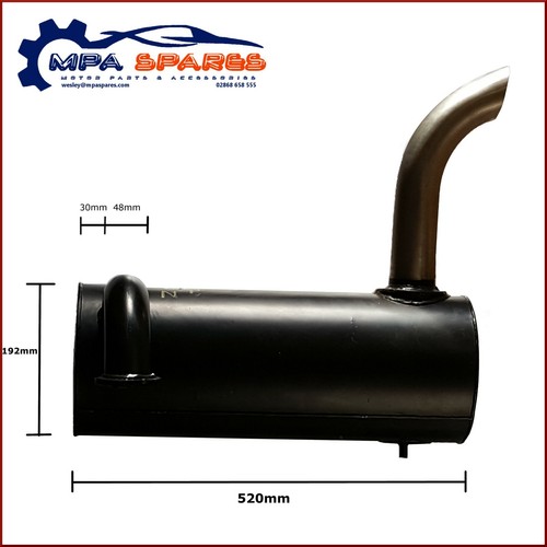 HITACHI ZAXIS 75 / 75UR EXHAUST- SILENCER BOX/MUFFLER WITH STAINLESS STEEL PIPE - Foto 3 di 5