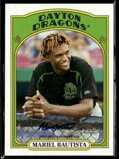 2021 Topps Heritage Minor League Real One Autographs Mariel Bautista Auto Dayton