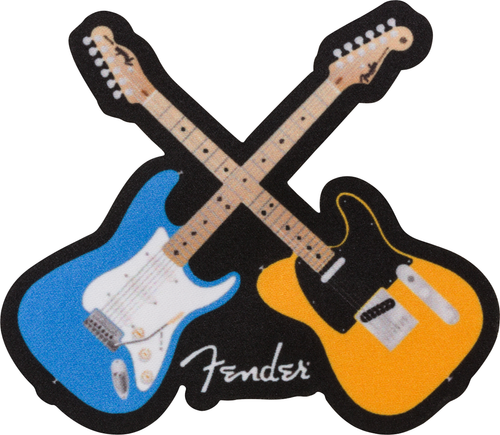 Genuine Fender Crossed Guitars stratocaster telecaster Iron on Patch 9122421105