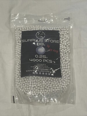 Airsoft BB's 0,25 Gramm XL 4000 Round Ball
