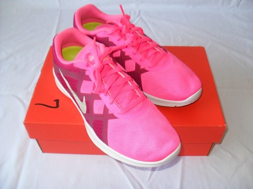 Nike Lunar Lux TR Training Shoes Pink PW/Metallic White Sneaker New 7 - Picture 10 of 11