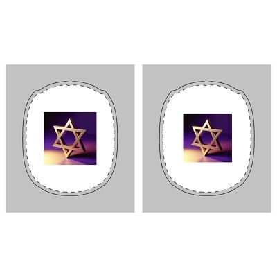 Stylish AirPod Max Case with Star of David Design - Perfect for Celebrations