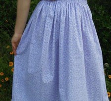 Custom Ladies Plus pioneer Prairie Skirt calico Peasant S M L XL 1X 2X 3X 4X