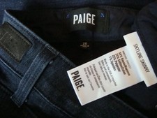 NWT PAIGE SKYLINE ANKLE PEG TRANSCEND Jeans W3438 EVERDEEN Made in USA Sz 26