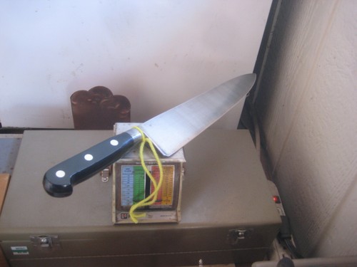 1970s Vintage 11" Blade ** SABATIER *** 2XL Carbon Chef Knife FRANCE - Picture 9 of 11