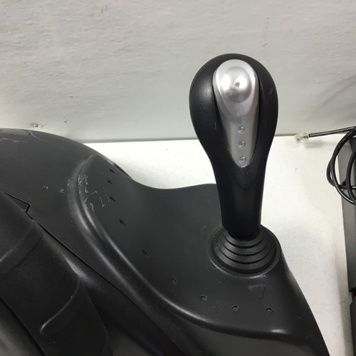 steering wheel playstation ps2 1 one blue thunder racing ernhardt shifter pedals - Picture 5 of 13