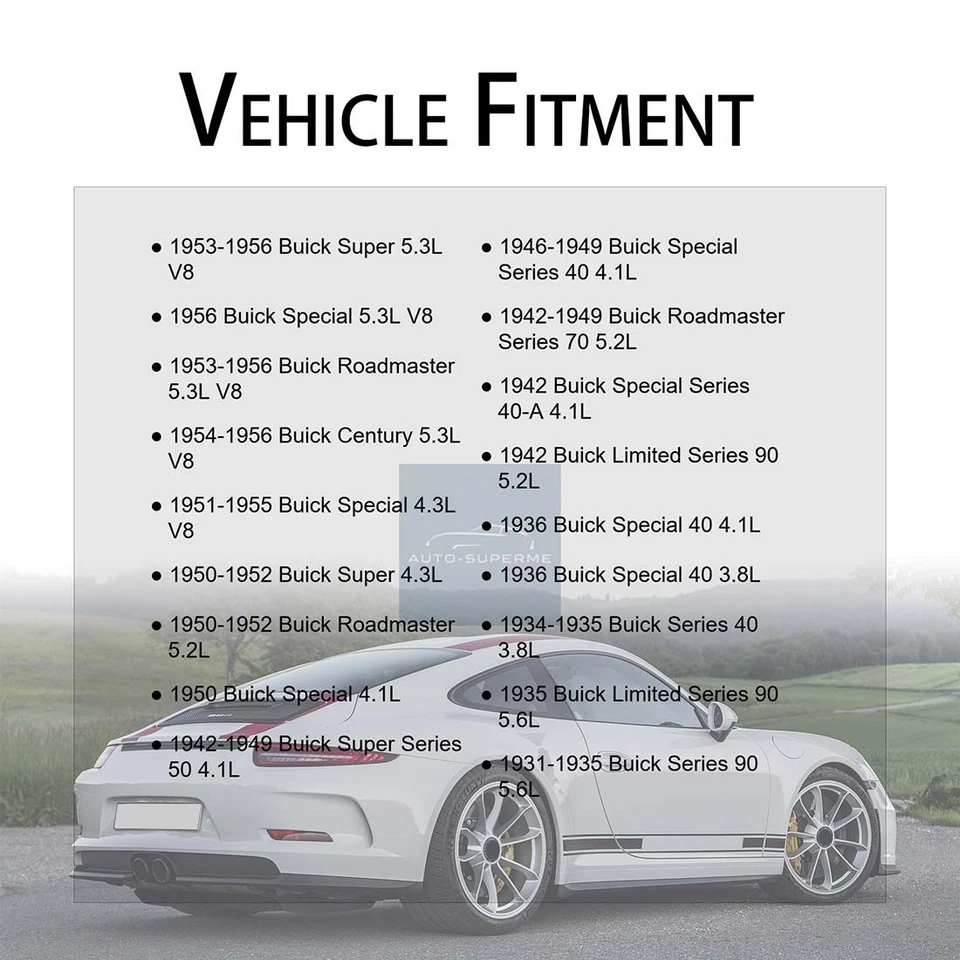 Juego de cepillos de arranque encendido estándar para Buick Estate Wagon 6,6 L Foto 3 de 4