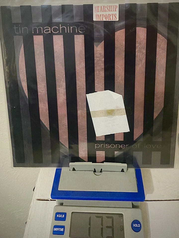 Tin Machine (David Bowie) - Prisoner of Love 7” Shaped Disc, Mint/Sealed, RARE! - Image 3 of 3