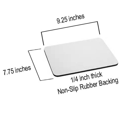 PHOTO DESIGN Decorative Mouse Pad PC Laptop Desk Mat 9.24x7.75 1/4in or 1/8in - Picture 2 of 57