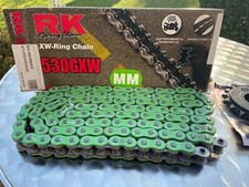 RK 530 GXW Kette, grün für Kawasaki ZXR 750, ZX-9R, ZX900, ZZR 1100, ZZR 600