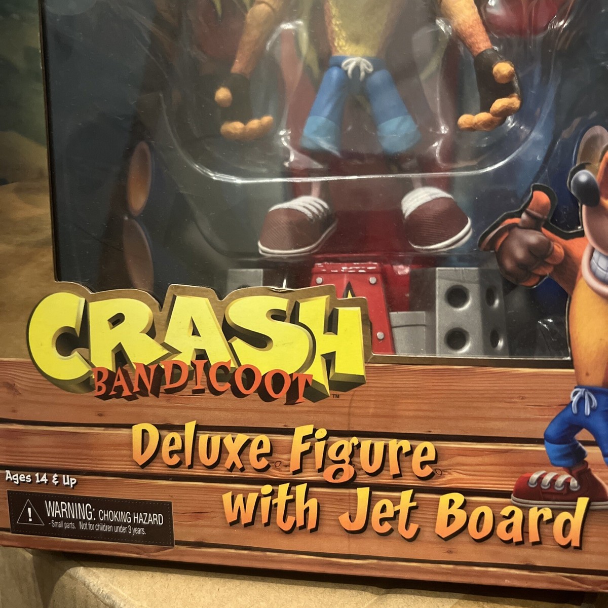 NECA Deluxe Figure Sony PlayStation Crash Bandicoot Figure with