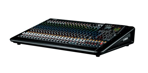 Yamaha MGP24X Mixer (with No Rear Flap) - Black Vinyl Cover w/Piping (yama097)