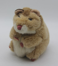 Folkmanis Hamster Plush Hand Puppet 6" Light Tan Soft Folk Tails Stuffed Animal