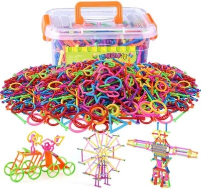 Bau Bausteine Smart Bar Set Zusammenbauen 3D Puzzle Spielzeug Kit