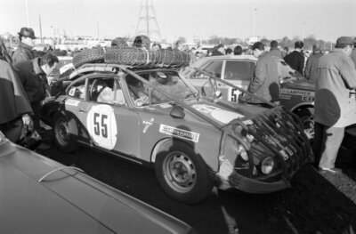 Herrmann Edgar Hans Sch�ller, Porsche 911 London Sydney Rally 1968 Old Photo