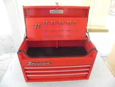 Snap-on Kra66 3 Drawer Heavy Duty Flip Top Race Chest Red 26 Wide Super Rare Snap-on Kra66 3 Drawer Heavy Duty Flip Top Race Chest Red 26 Wide Super Rare