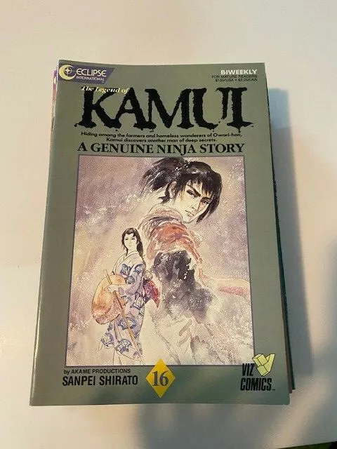 Anime and Manga Comics Kamui #16 Eclipse Comics Sanpei Shirato