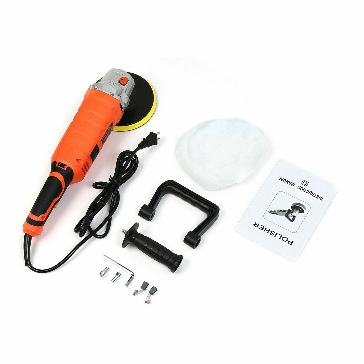 Electric Polishing Kit Car Polisher Buffer Sander 6 Variable Speed