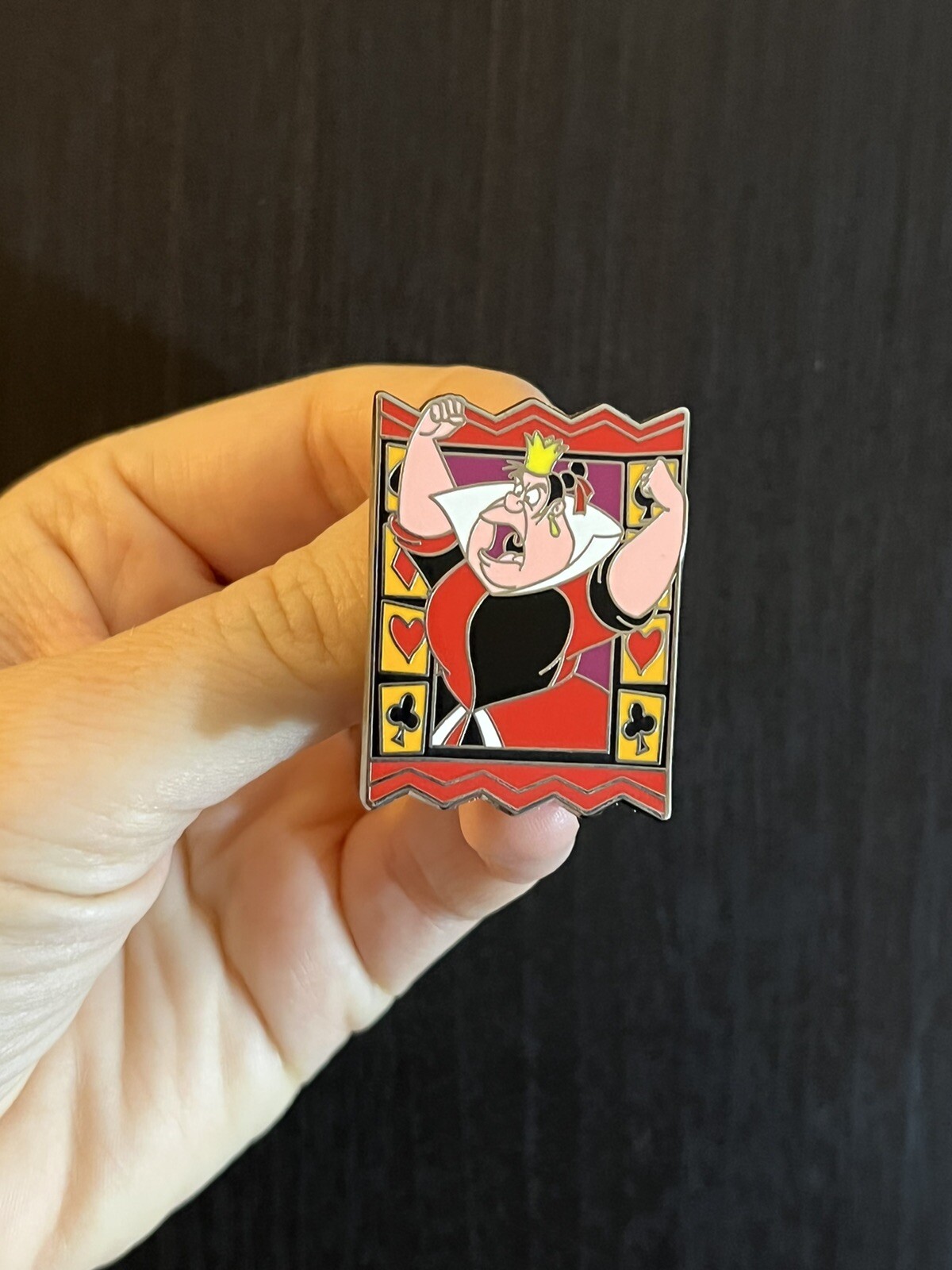 Queen Of Hearts Pin- Villain - Alice in Wonderland