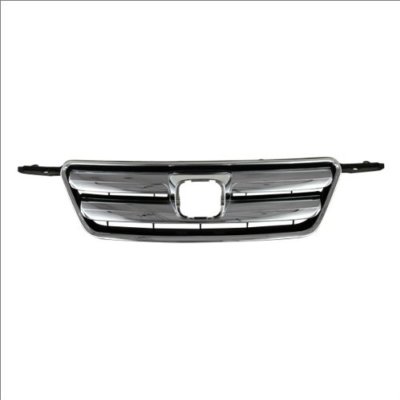 Inner Chrome Grille For 2005-2006 Honda CR-V – Direct Replacement, Plastic, Built In Japan, 1-Year Warranty