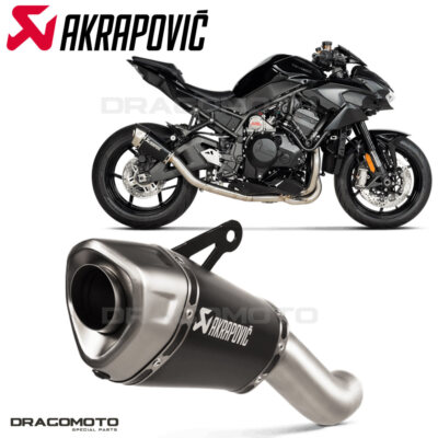 KAWASAKI Z H2 2020-2023 Pot échappement AKRAPOVIC Titane Noir S