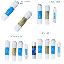 Kit Filtri 12 pollici depuratore acqua potabile purificatore osmosi inversa casa
