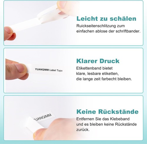 Label Tape fit Brother TZe-231 TZ-334 White 12mm 0.47 inch P-Touch PT-1000 H101C - Foto 12 di 760