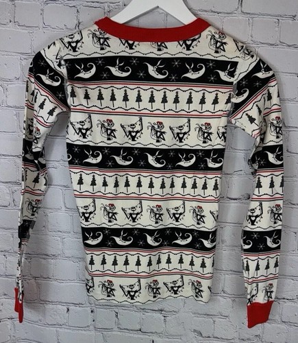 HANNA ANDERSSON X DISNEY Nightmare Before Xmas Pajama Set Organic Cotton Size 12 - Picture 6 of 12