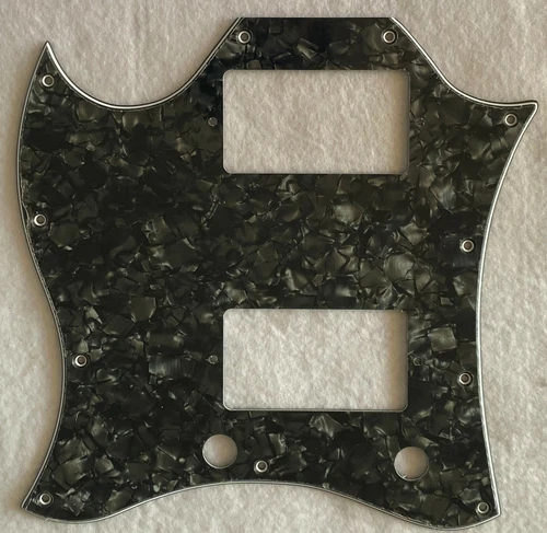 4 Ply Black Pearl For US Gibson SG Standard Style Guitar Pickguard Lefthanded