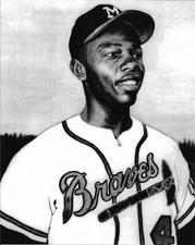 Hank Aaron Photo Art Milwaukee Braves Photo Art 8x10 Baseball Photo Artwork  