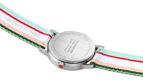Swiss Made Mondaine Classic Elegant 30mm Textil Damenuhr A658.30323.16SBS 189€ - Bild 4 von 7