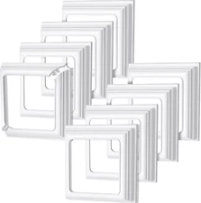 4 Pack Vinyl Post Skirt 4x4in Base Cover Trim for Deck Porch Column Wood Railing